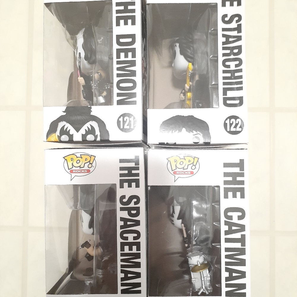 Lot of (4) KISS Funko Pops - Picture 2 of 6